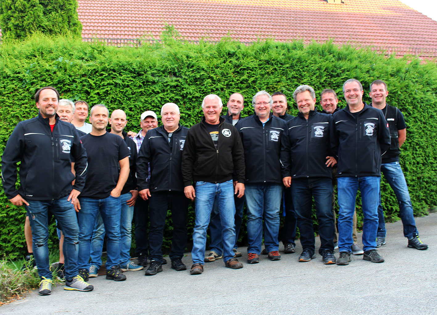 Mitglieder der Motorradgemeinschaft Thyrnau e.V.